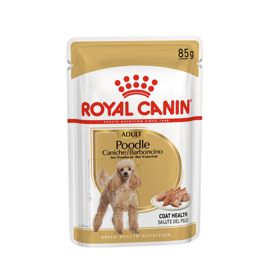 Royal Canin Poodle Barboncino 85 Grammi  Cibo Umido per Cani Adulti - 12 bustine
