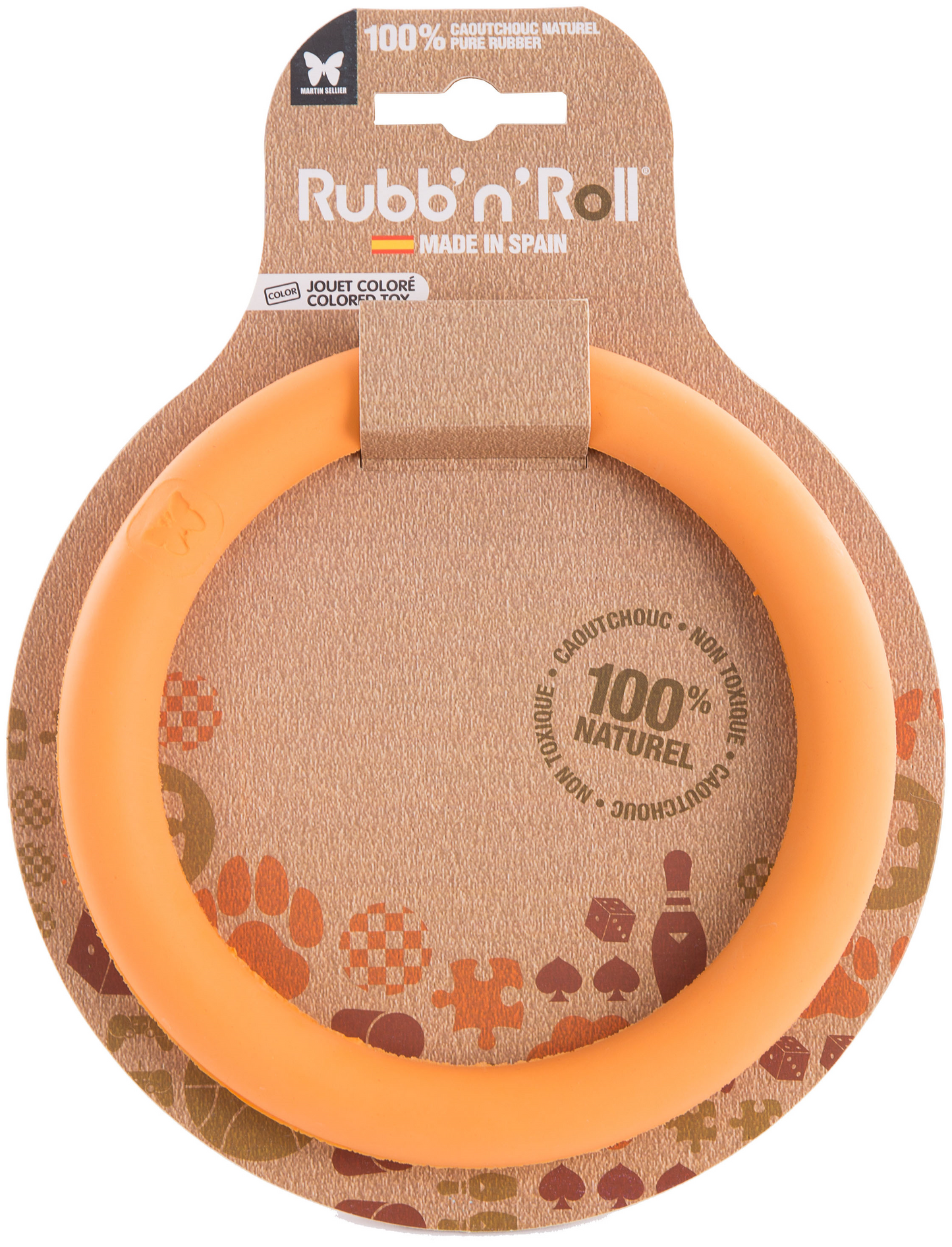 Martin Sellier Rubb'N'Roll Anello in Gomma Colori Assortiti