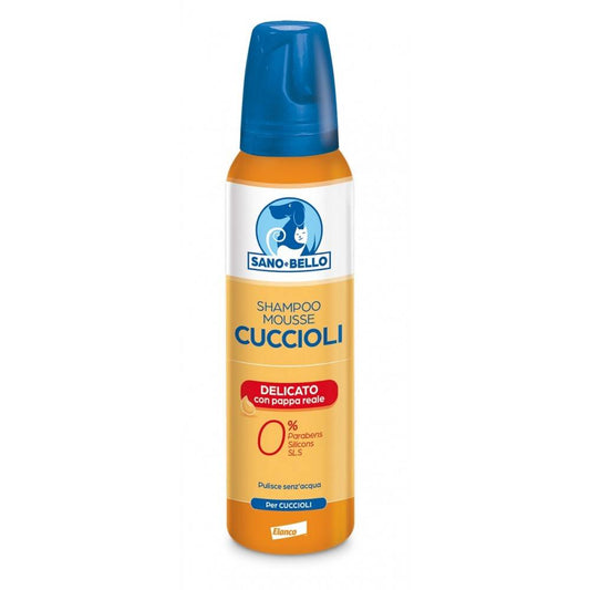 Sano & Bello Shampoo Mousse Pappa Reale 300 ml Per Cuccioli