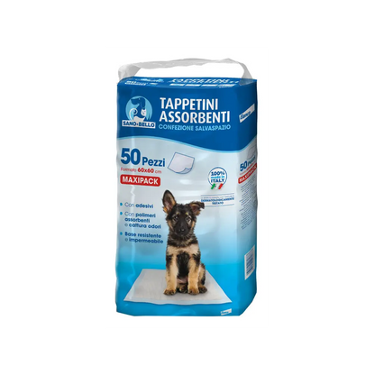 Sano & Bello Tappetini Assorbenti 60x60 cm Per Cani e Cuccioli
