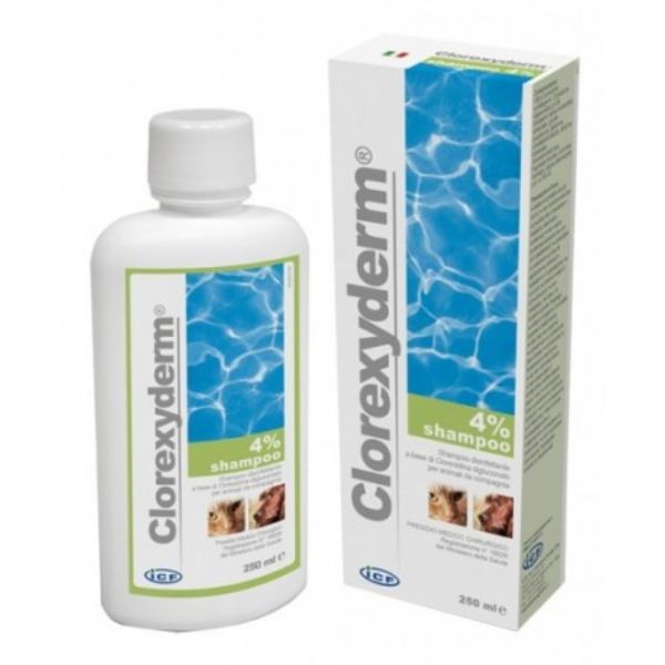 ICF Clorexyderm Shampoo 4% Per Cani e Gatti